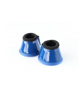 Cloches néoprènes laquées - bleu roi - la halle aux minis