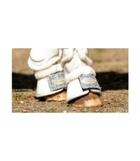 Cloche laquée beige avec Strass - la halle aux minis