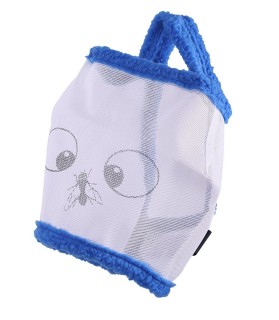 Masque anti-mouches sans oreille funny- bleu- masculin-la halle aux minis