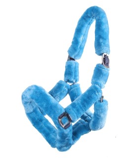 Licol molletonné "Alaska"- bleu ciel - la halle aux minis