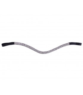 Frontal "Bernice" shetland-noir argent-la halle aux minis