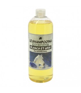 shampoing chevaux blanc et gris - la halle aux minis