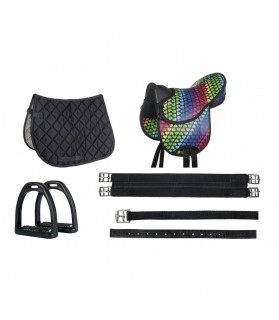 Selle shetland multicolore - La halle aux minis