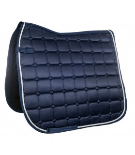 Tapis de selle Madrid - bleu marine 
 - poney - la halle aux minis
