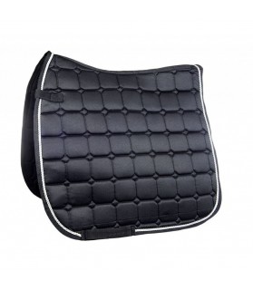 Tapis de selle Madrid - noir 
 - poney - la halle aux minis