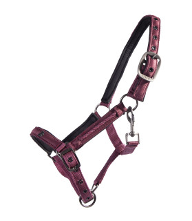 licol lily - mini shetland - bordeaux - la halle aux minis