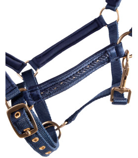 licol lily - mini shetland - bleu marine - la halle aux minis
