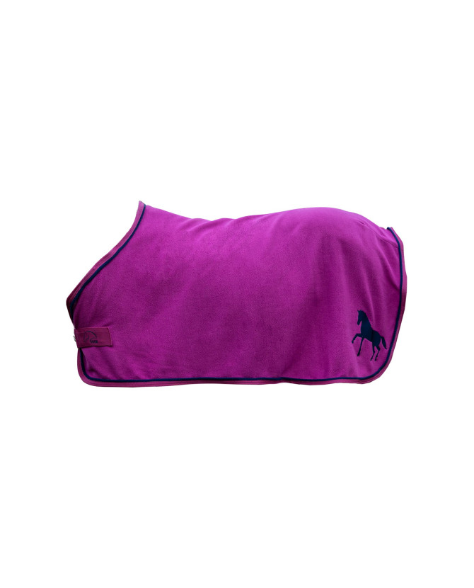 Couverture polaire séchante - rose - shetland - la halle aux minis