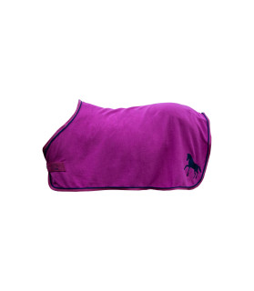Couverture polaire séchante - rose - shetland - la halle aux minis