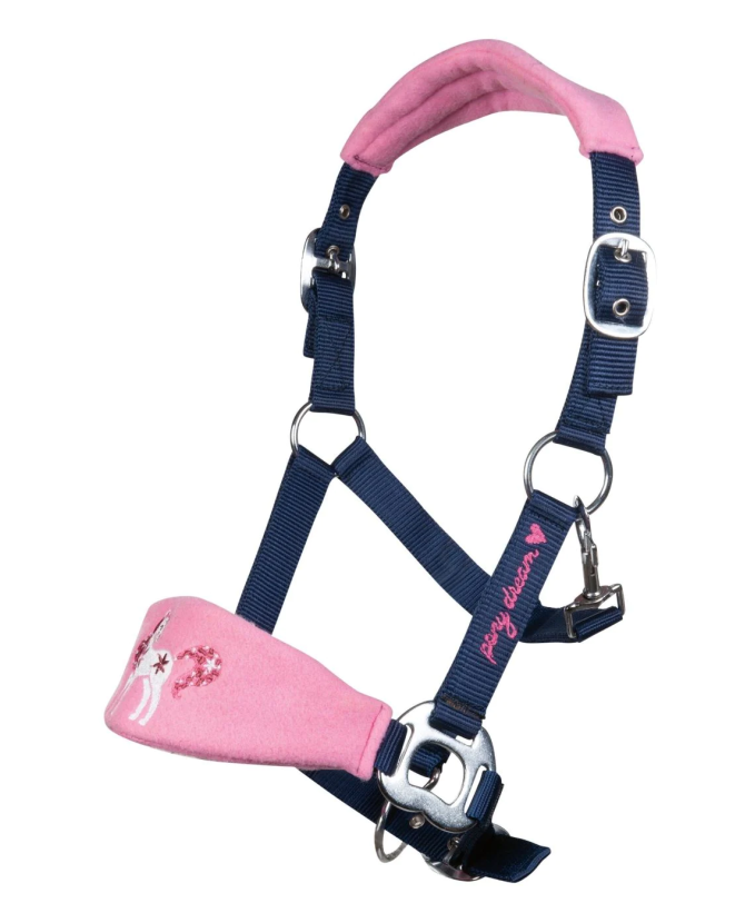 Licol Dream Poney bleu- Mini-shetland - la halle aux minis