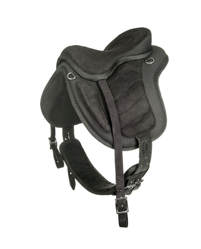 8362-9191 - selle sans arcon - noir - shetland - La halle aux minis