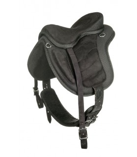 8362-9191 - selle sans arcon - noir - shetland - La halle aux minis
